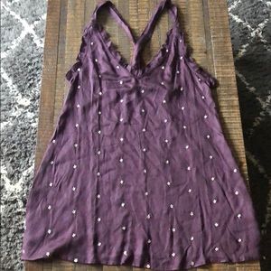 NWT Free People Wine Colored Dress